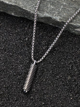 The Spiral Pendant Necklace - Metallic Silver